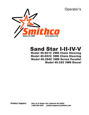 Smithco Sand Star I-II-IV-V Operator's