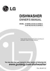 LG D1421AF Owner's Manual