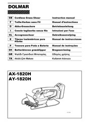 Dolmar AX-1820H Instruction Manual