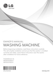 LG F1695RDH2 Owner's Manual