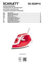 Scarlett SC-SI30P15 Instruction Manual