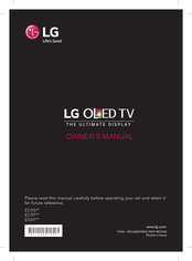 LG EG97 Series Owner's Manual