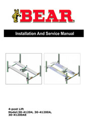 Bear 30-41204 Installation And Service Manual