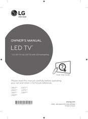 LG 70LB659Y.AMF Owner's Manual