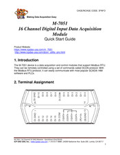 Icp Das Usa M-7051 Quick Start Manual