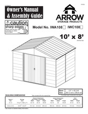 Arrow Storage Products IWC108 Owner's Manual & Assembly Manual