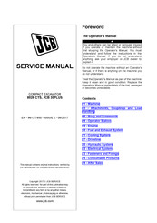jcb 30PLUS Service Manual