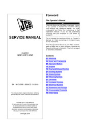 jcb 9TFT Service Manual