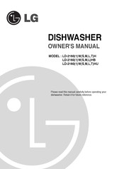 LG LD-2160TH Owner's Manual