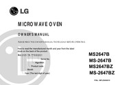 LG MS2647B Owner's Manual