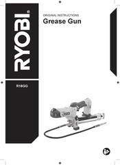 Ryobi R18GG Original Instructions Manual