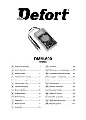 Defort 93728533 User Manual