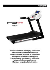 BH FITNESS G6425FB Instructions For Assembly And Use