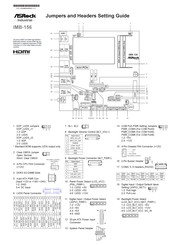 ASROCK IMB-156D Settings Manual