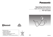 Panasonic RP-BTS50E Operating Instructions Manual