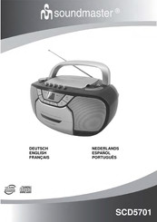SOUNDMASTER SCD5701 Manual