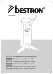 Bestron DCO365B User Instructions