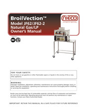 Nieco BroilVection JF62-2 Owner's Manual