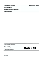 Zanker ZKK8418K User Manual