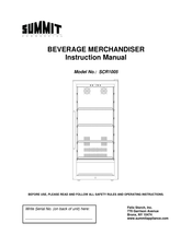 Summit SCR1005 Instruction Manual