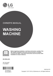 LG F1214WVT Owner's Manual