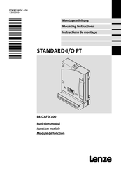 Lenze STANDARD-I/O PT E82ZAFSC100 Mounting Instructions