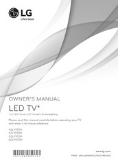 LG 47LY970H Owner's Manual