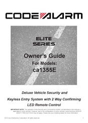 Code Alarm CA1355E Owner's Manual