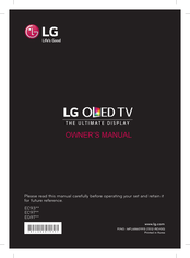 LG 65EC970T Owner's Manual