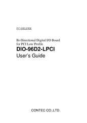 Contec DIO-96D2-LPCI User Manual
