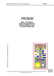 Fromm FS13 Series Service Manual