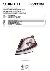 Scarlett SC-SI30K26 Instruction Manual