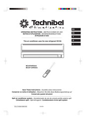 Technibel Climatisation MCAF94R5IAA Operating Instructions Manual