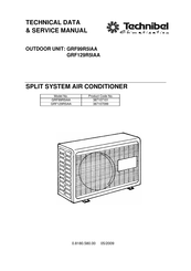 Technibel Climatisation GRF99R5IAA Technical Data & Service Manual