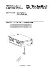 Argo DSAV92R5TAA Technical Data & Service Manual