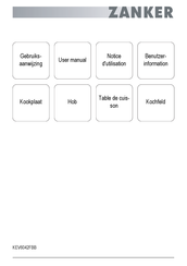 ZANKER KEV6042FBB User Manual
