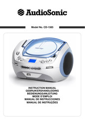 AudioSonic CD-1585 Instruction Manual