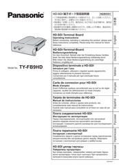 Panasonic TY-FB9HD Manual