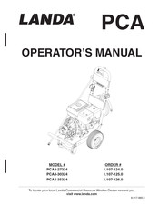 Hotsy PCA3-27324 Operator's Manual