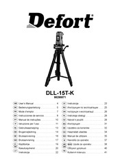 Defort DLL-15T-K User Manual