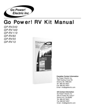 Go Power! Electric GP-RV110 Manual