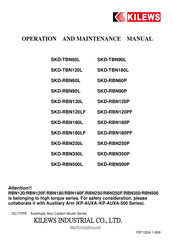 Kilews SKD-RBN180PF Operation And Maintenance Manual