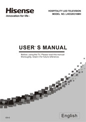 Hisense LHD32K316MH User Manual