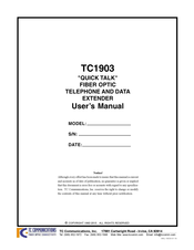 TC Communications TC1903 User Manual