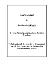 Bellsouth BS2440 User Manual