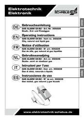 Elektrotechnik Schabus GX-B2 Operating Instructions Manual