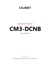 Calimet CM3-DCNB Instruction Manual