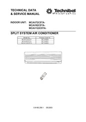 Technibel MCAV72C5TA Series Technical Data & Service Manual