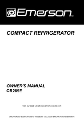 Emerson CR289E Owner's Manual