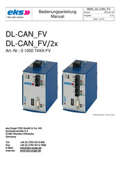 Eks DL-CAN FV Manual